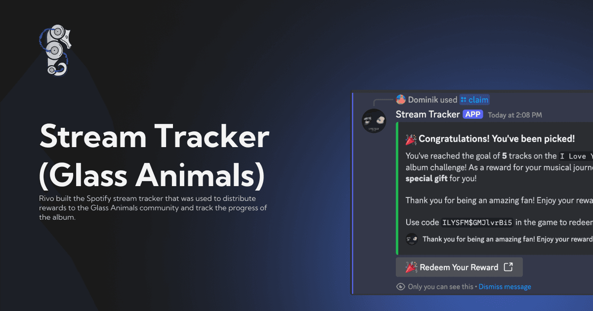 Stream Tracker (Glass Animals)